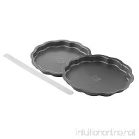 Sweet Creations Scallop Layer Cake Pan Set with Leveling Knife - B00WW6OIOE